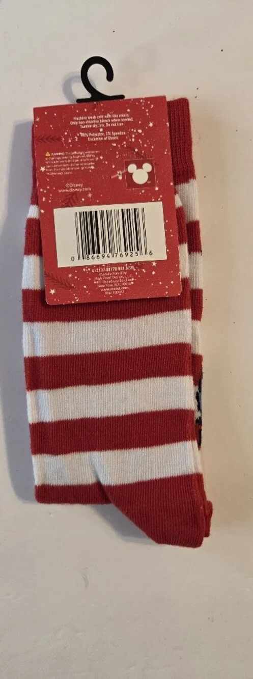 Disney Stitch Holiday Socks Red, White & Blue
